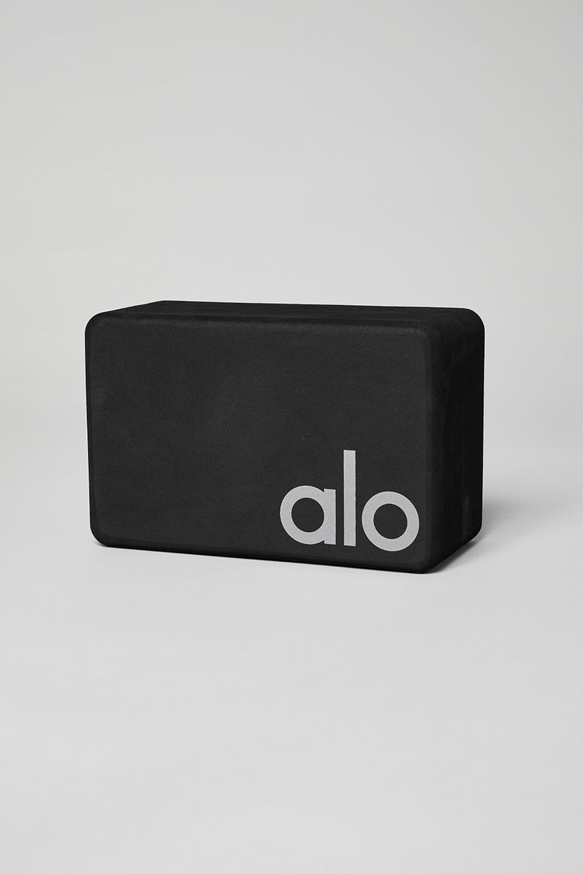 Uplifting Yoga Block - Espresso/Silver