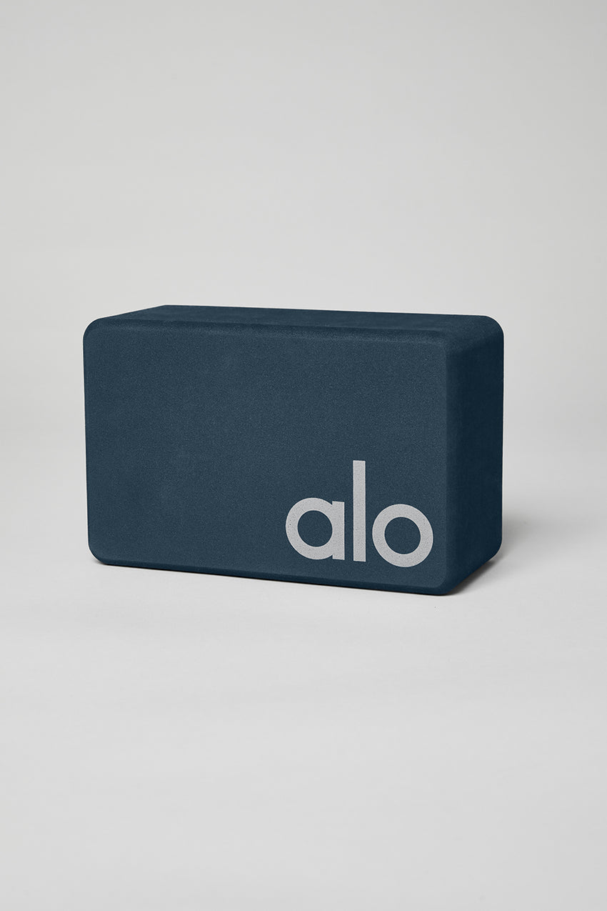 Uplifting Yoga Block - Espresso/Silver