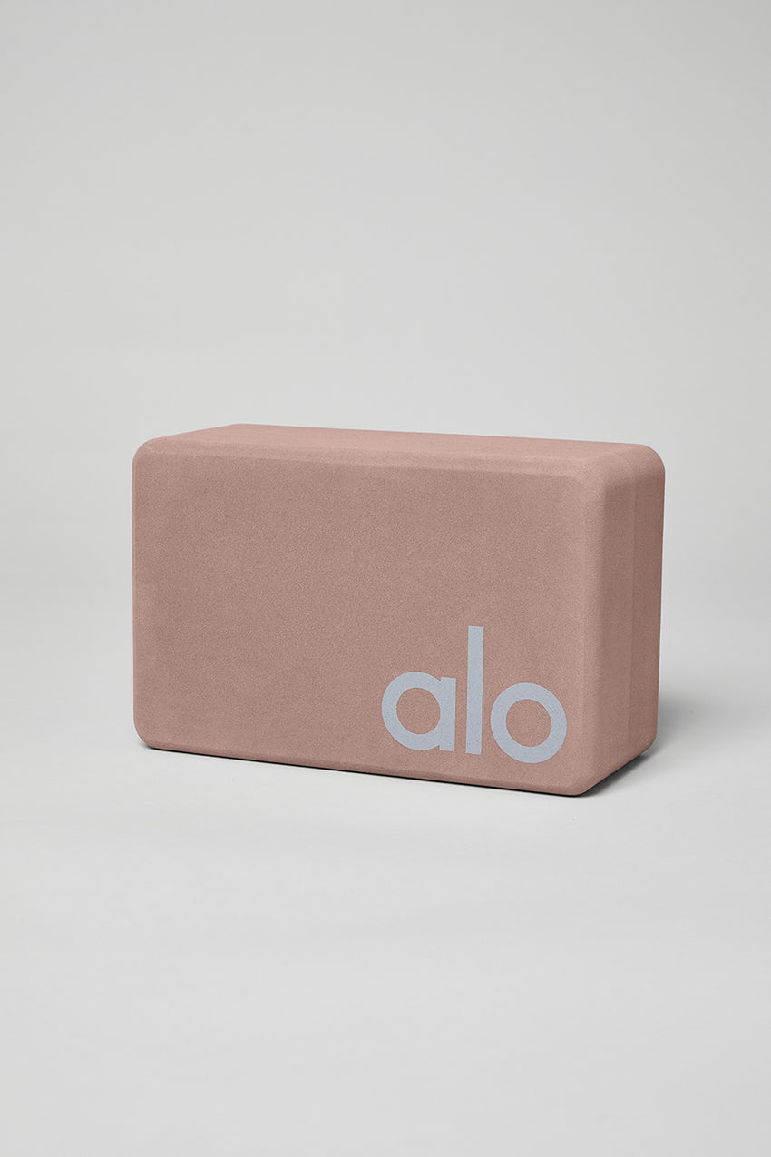 Uplifting Yoga Block - Espresso/Silver