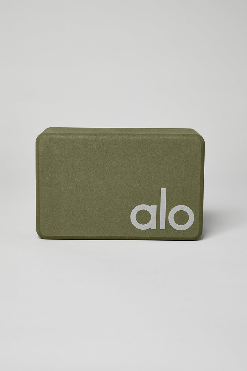 Uplifting Yoga Block - Espresso/Silver