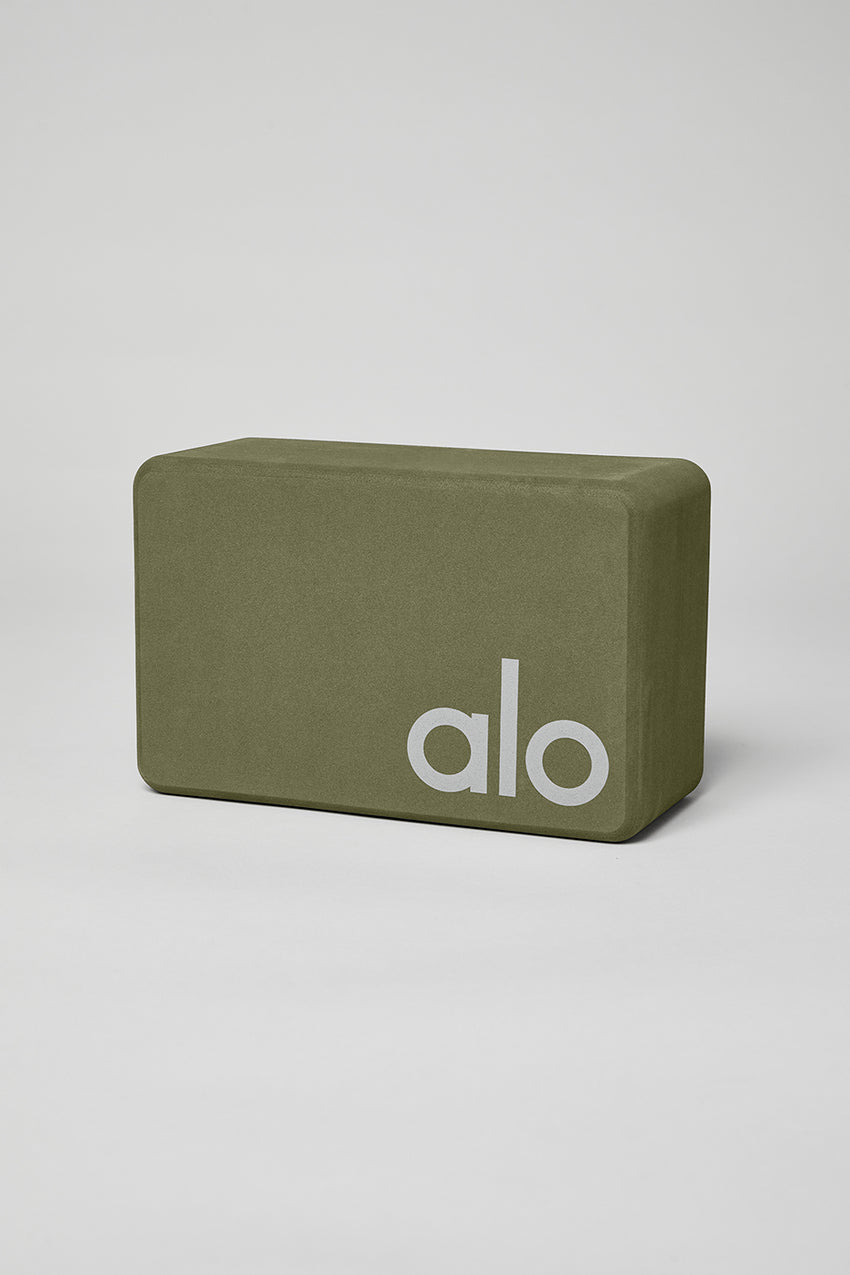 Uplifting Yoga Block - Espresso/Silver