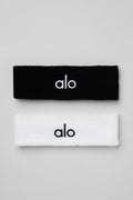 Glow Sweatband (2-Pack) - Black/White