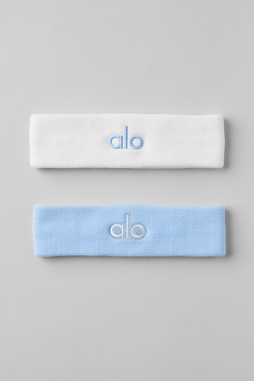 Glow Sweatband (2-Pack) - Black/White