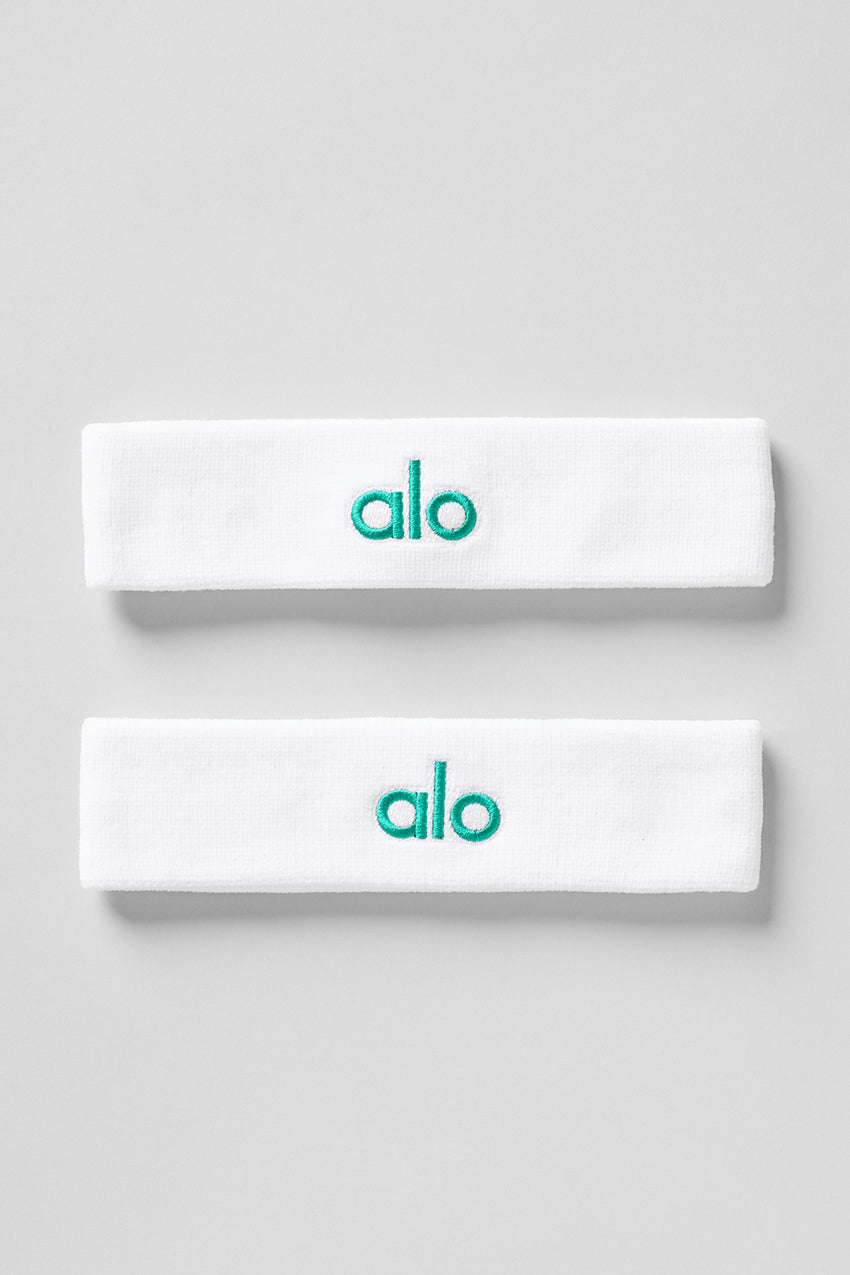 Glow Sweatband (2-Pack) - Black/White