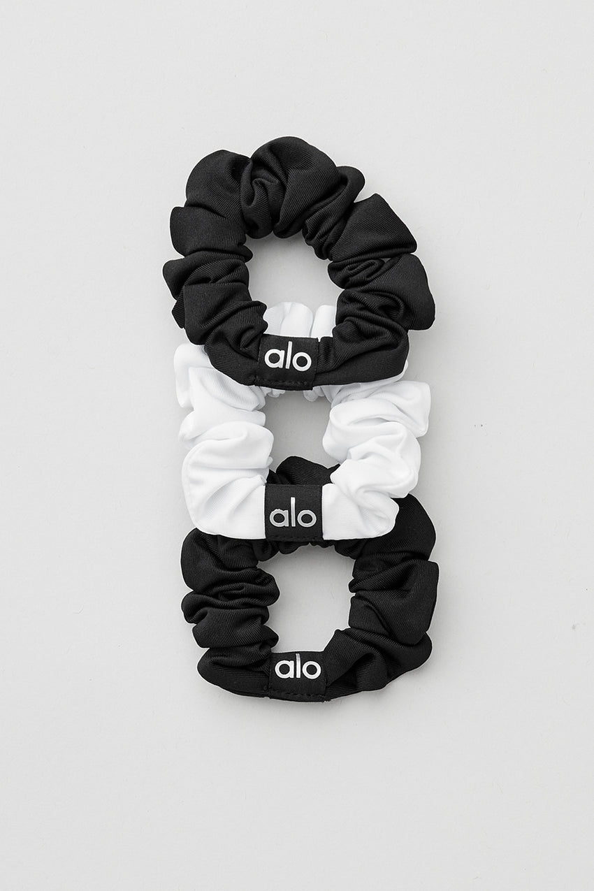 Fresh Mini Scrunchie 3-Pack - White/Seashell Blue/Spearmint