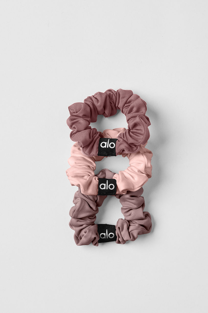 Fresh Mini Scrunchie 3-Pack - White/Seashell Blue/Spearmint