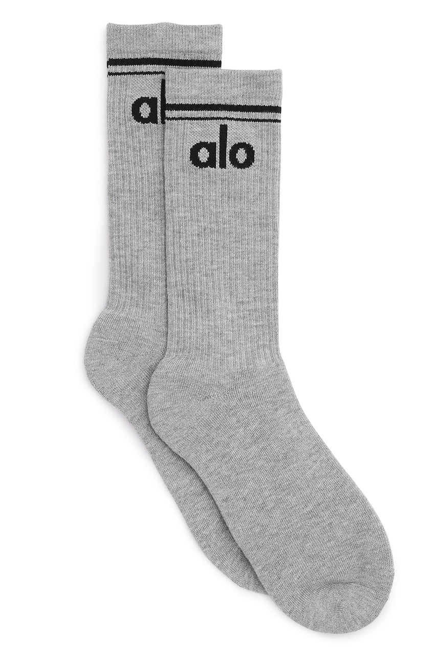 Unisex Throwback Sock - White/Black