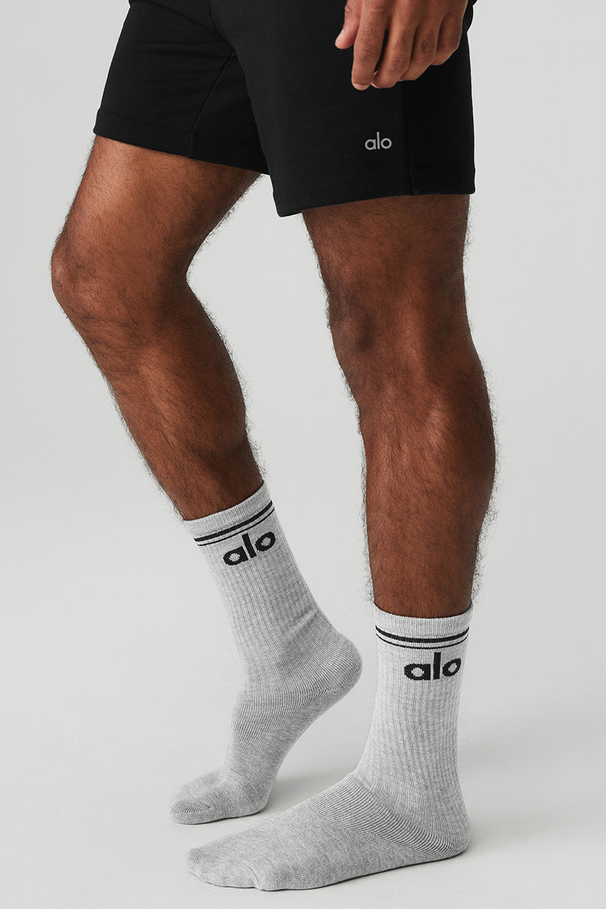 Unisex Throwback Sock - White/Black