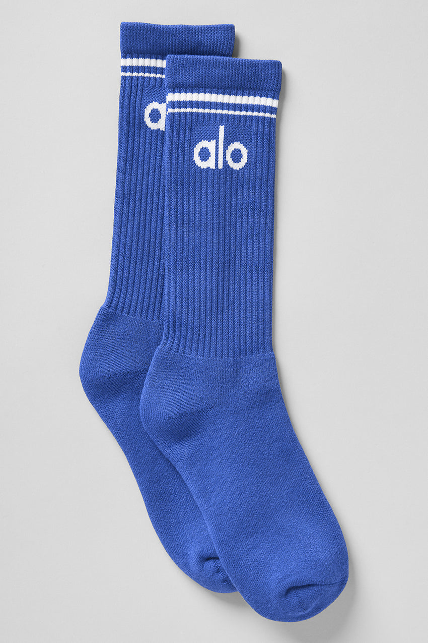 Unisex Throwback Sock - White/Black