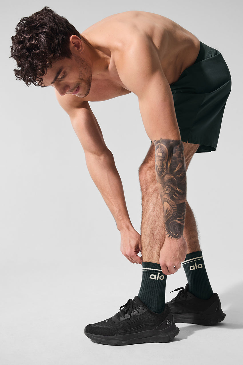 Unisex Throwback Sock - White/Black