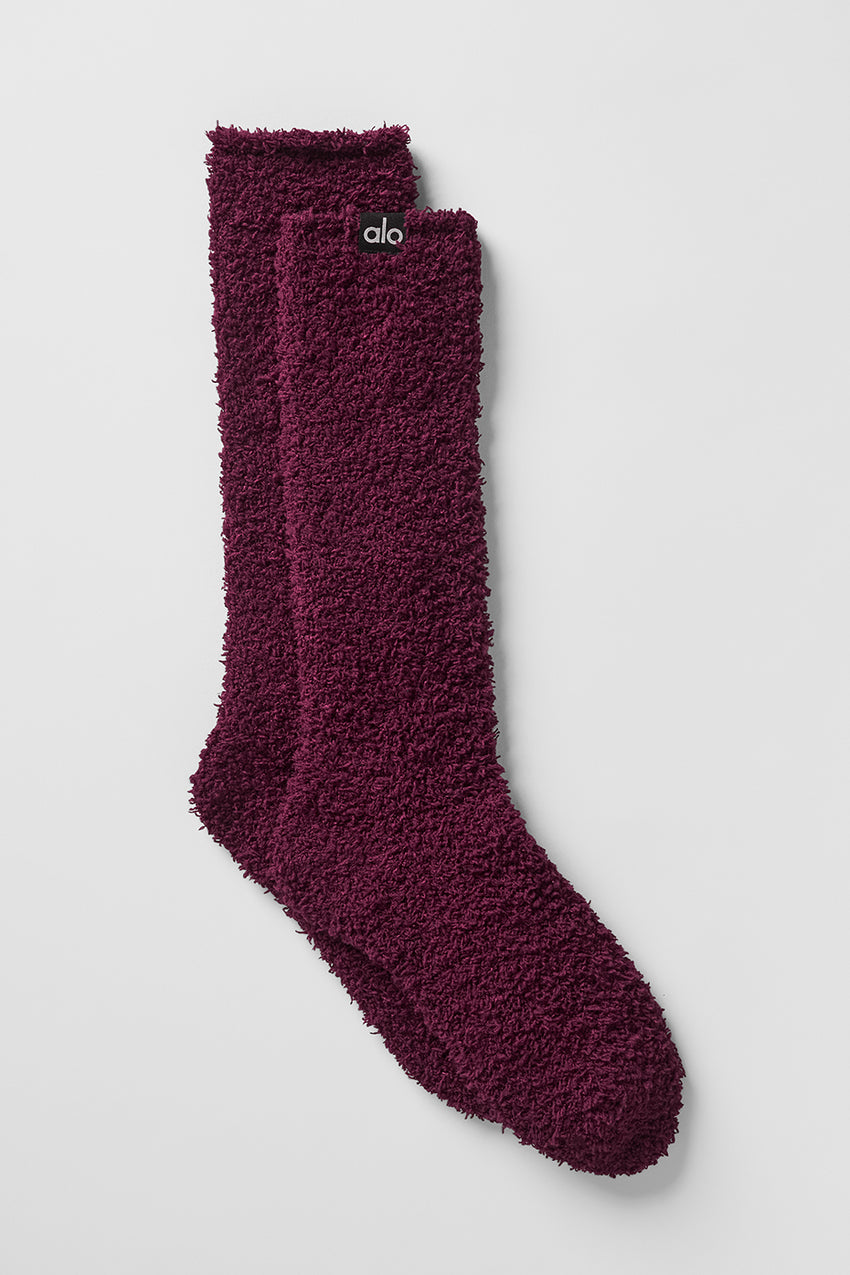 Women's Plush Lush Sock - Black