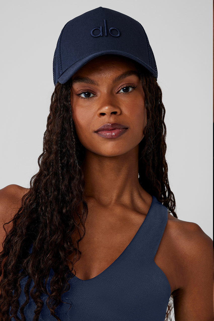 District Trucker Hat - Bone