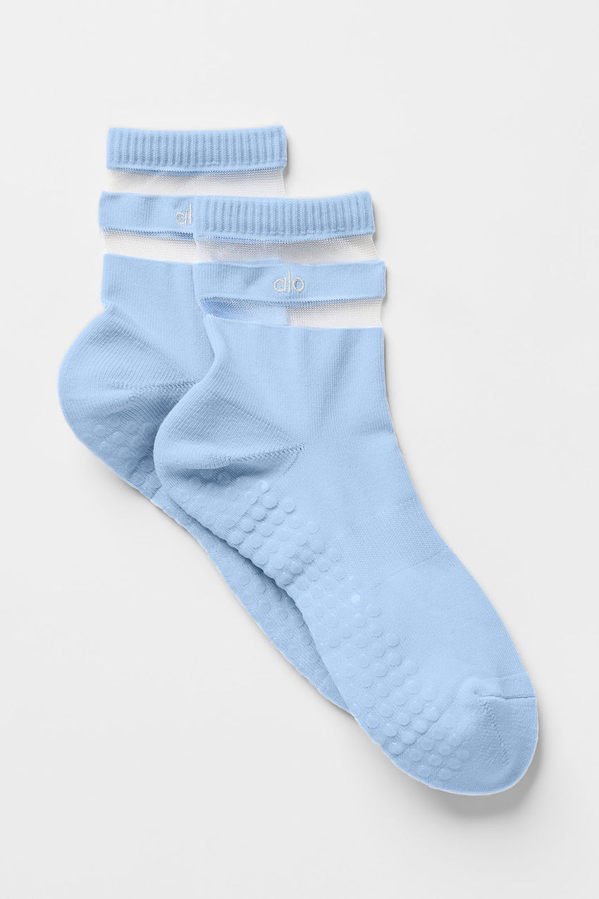 Women's Pulse Grip Sock - White