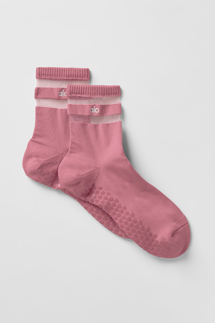 Women's Pulse Grip Sock - White
