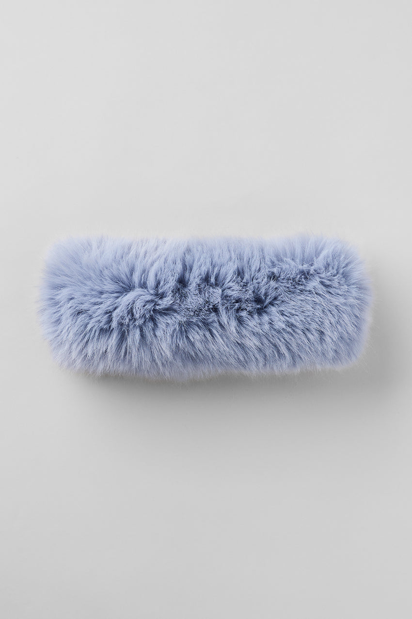 Opulent Faux Fur Wintersun Headband - Ivory