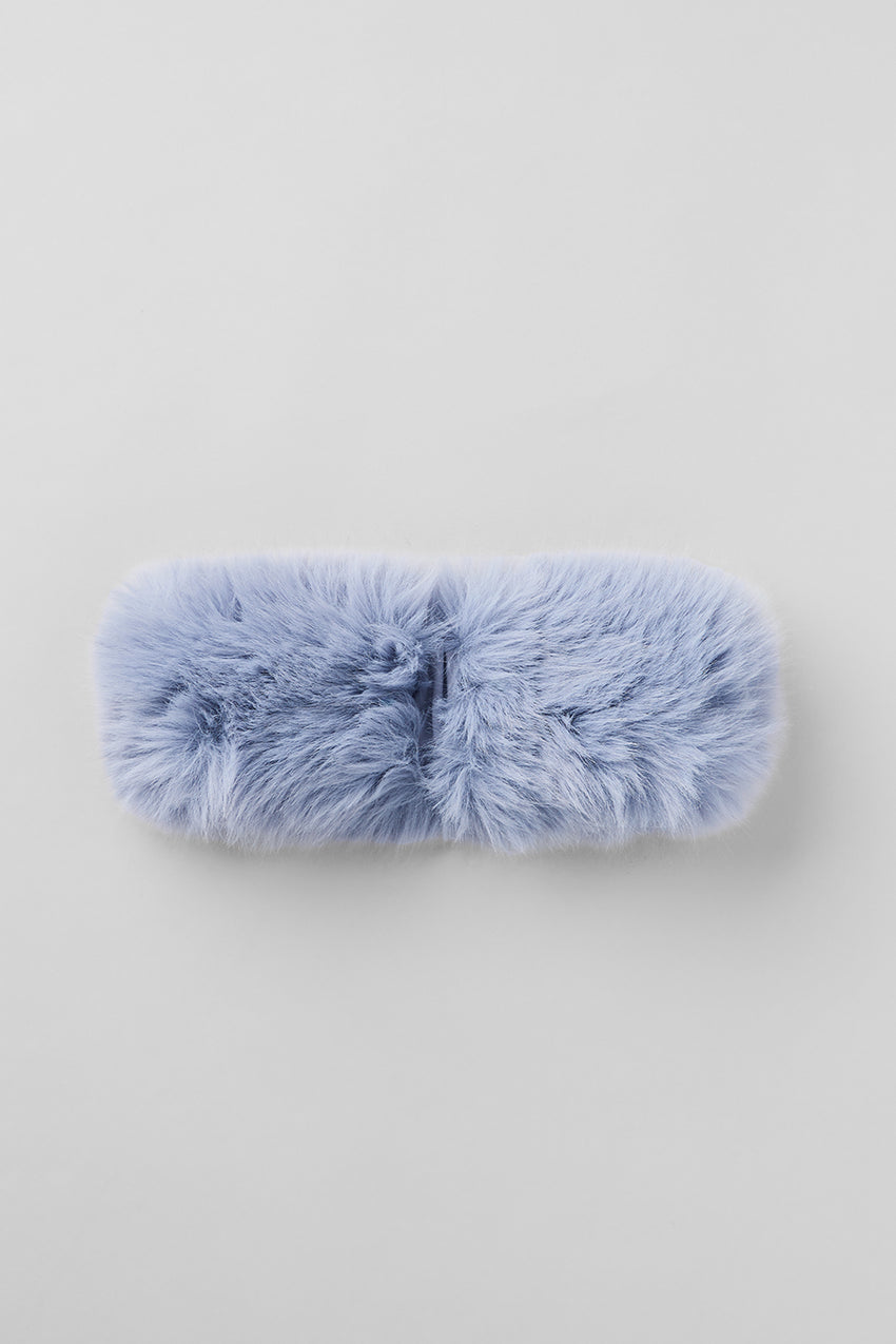 Opulent Faux Fur Wintersun Headband - Ivory