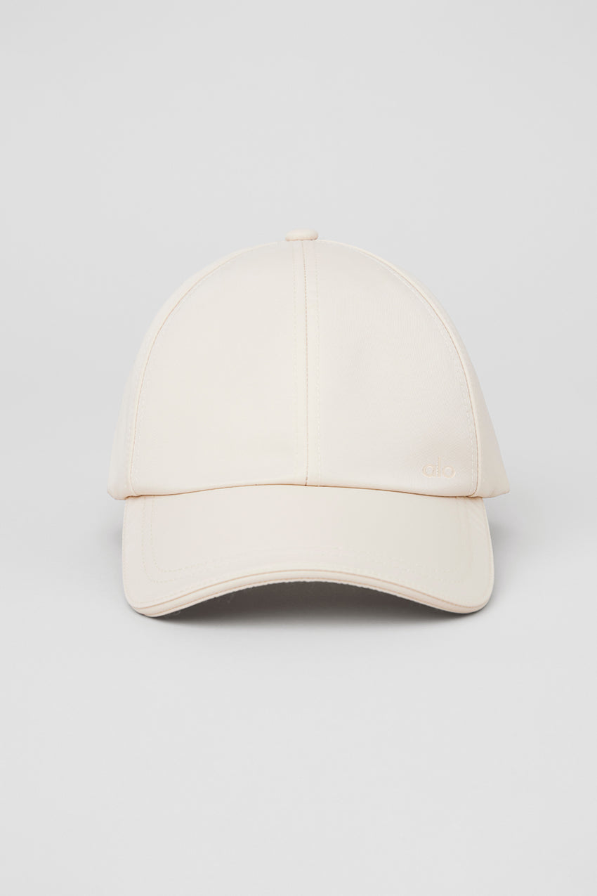 Satin Off-Duty Cap - Black