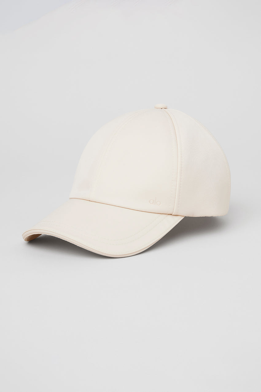 Satin Off-Duty Cap - Black