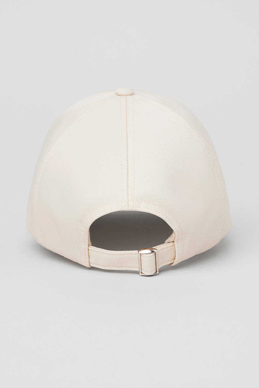 Satin Off-Duty Cap - Black