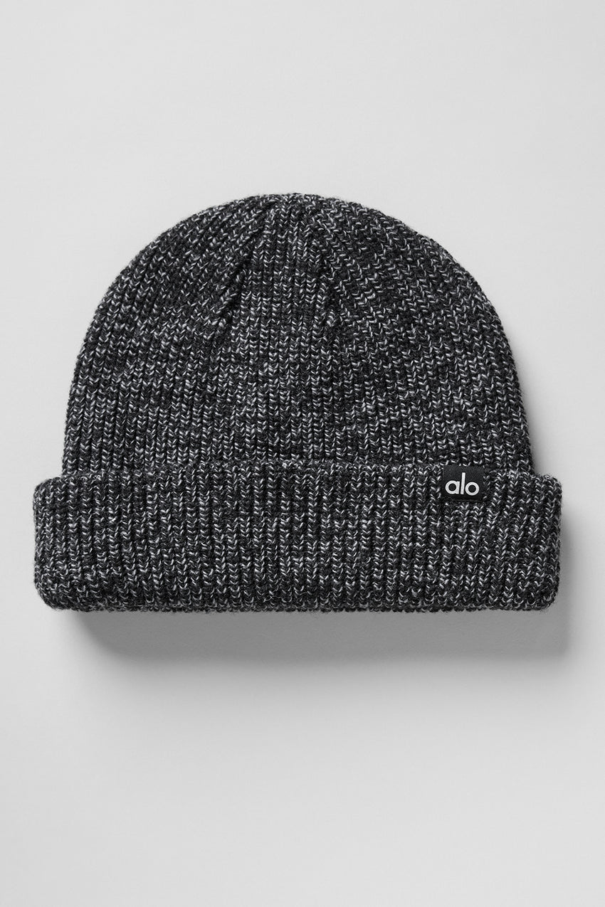 Marl Beanie - Black Marl