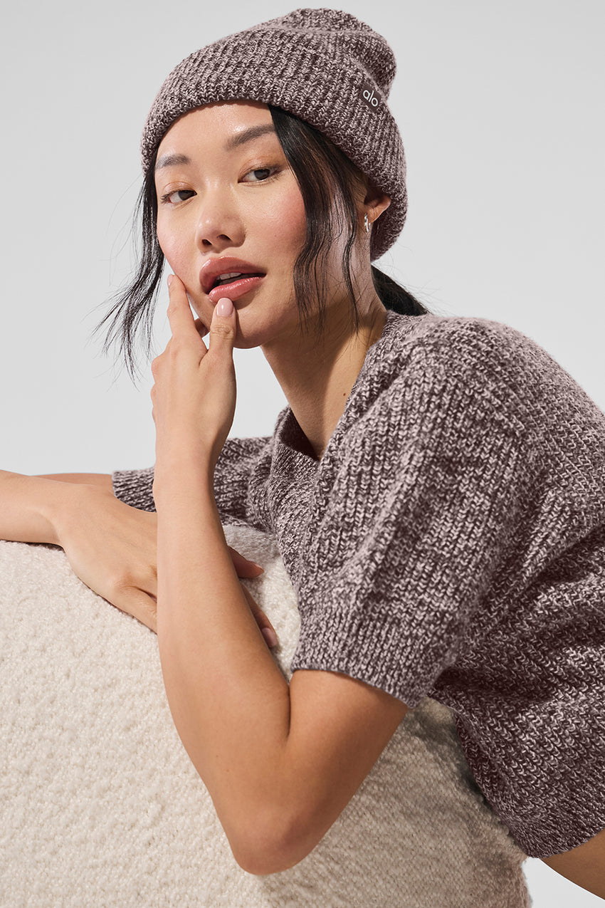 Marl Beanie - Black Marl