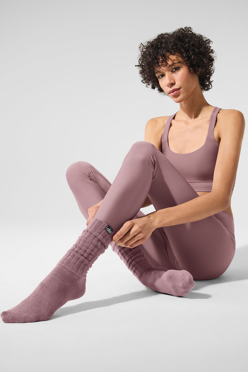 Unisex Scrunch Sock - White