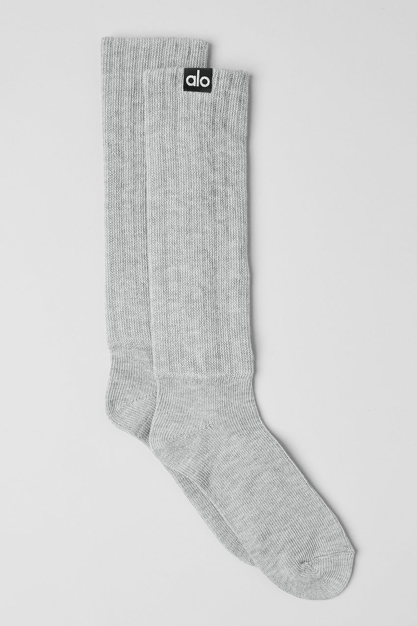 Unisex Scrunch Sock - White