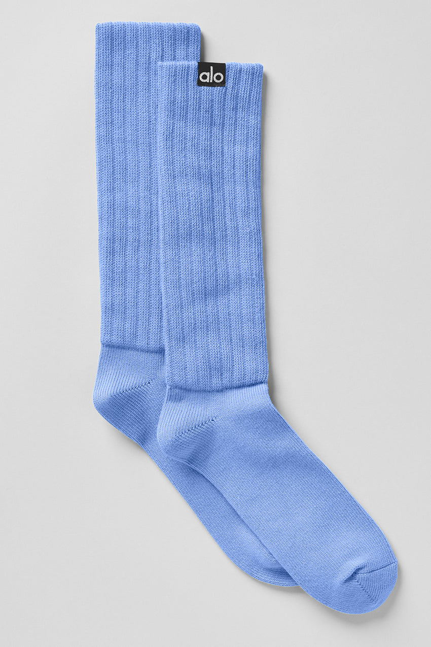 Unisex Scrunch Sock - White