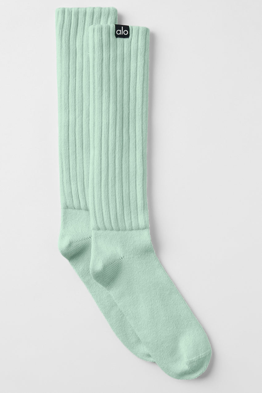 Unisex Scrunch Sock - White