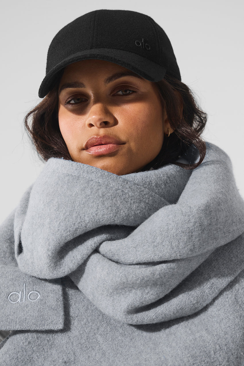 Merino Wool Oversized Scarf - Ivory
