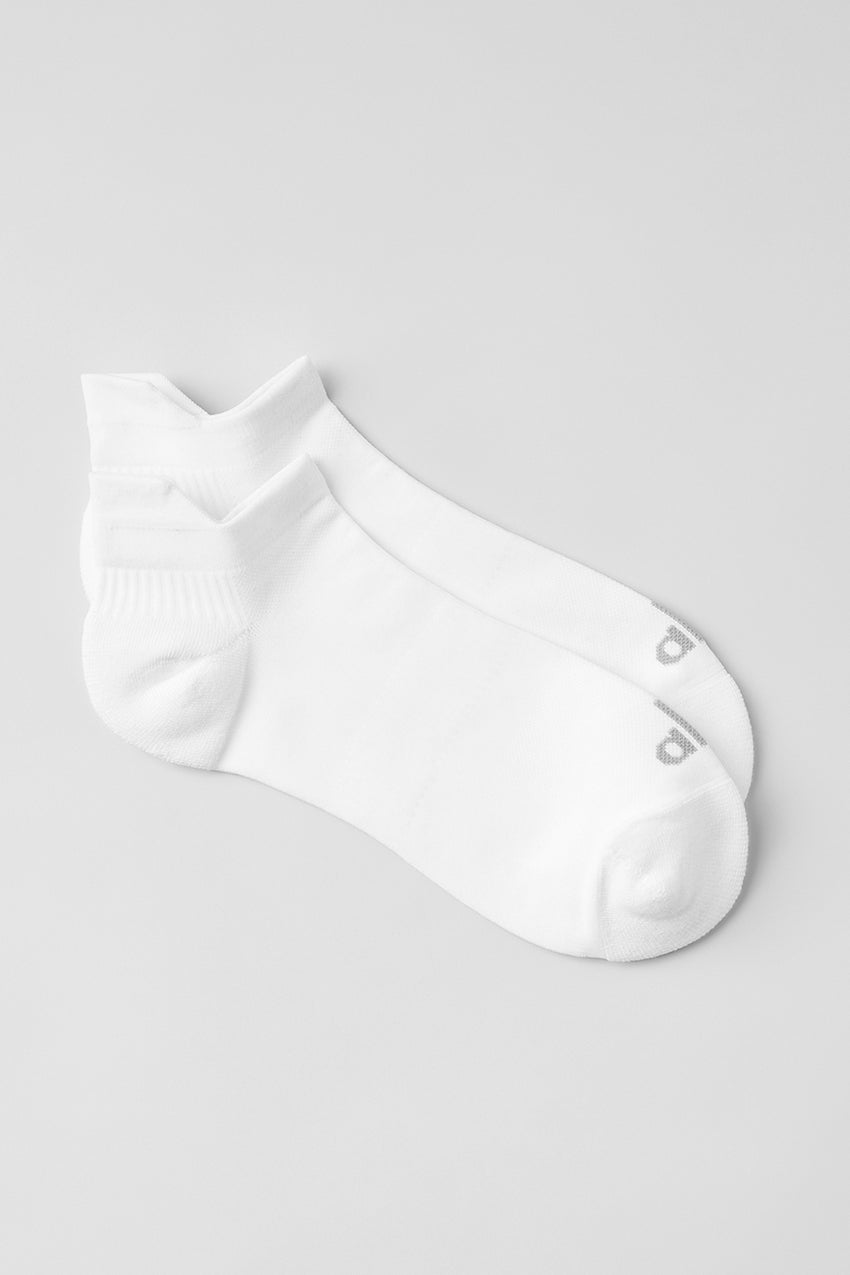 Unisex Performance Tab Sock - Black/Titanium