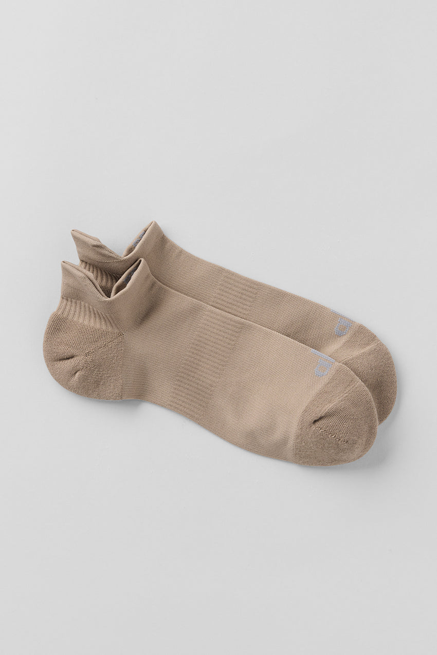 Unisex Performance Tab Sock - Black/Titanium