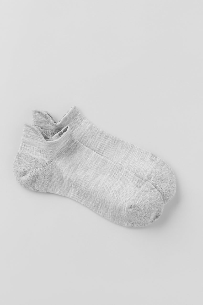 Unisex Performance Tab Sock - Black/Titanium