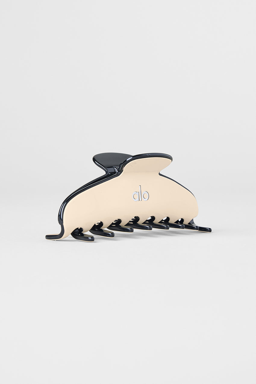 Outline Claw Clip - Black/White