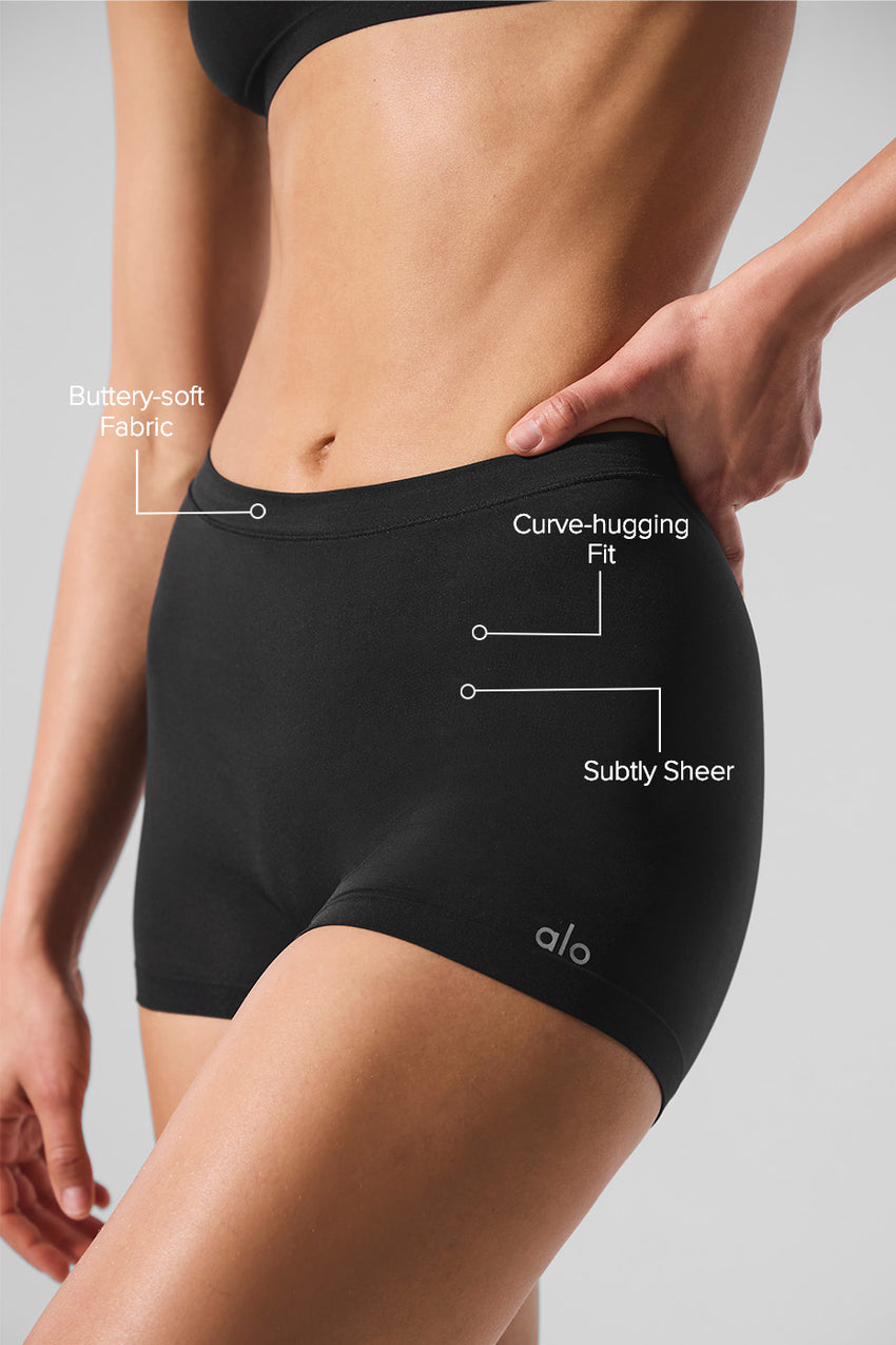 Sheer Glow Boyshort - Ivory