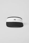 Colorblock Visor - Black/White