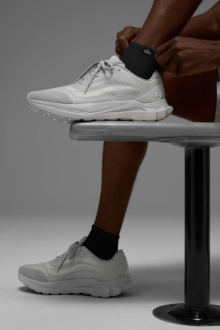 Quarter Crew Street Sock - White