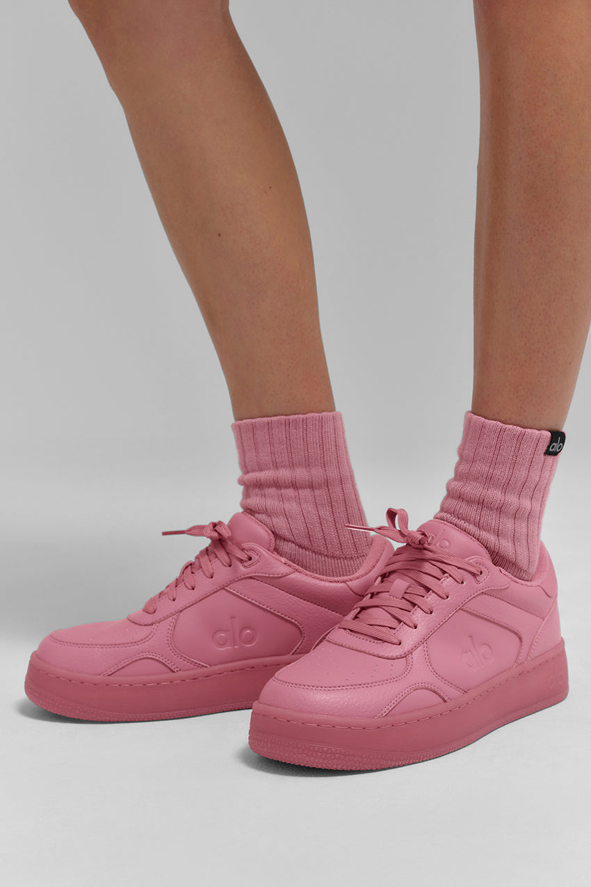Unisex Half-Crew Scrunch Sock - White