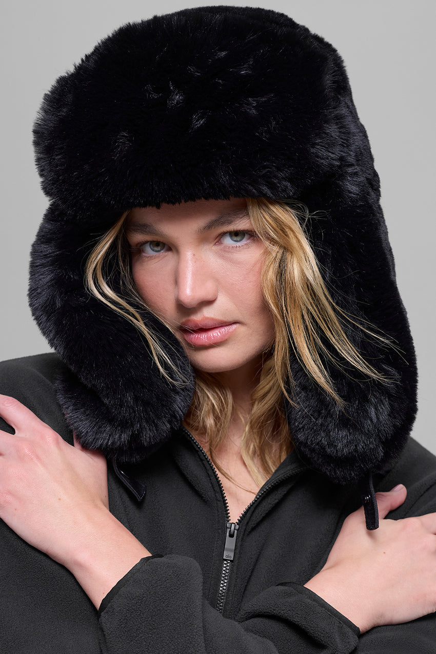 Faux Fur Starstruck Hat - Ivory