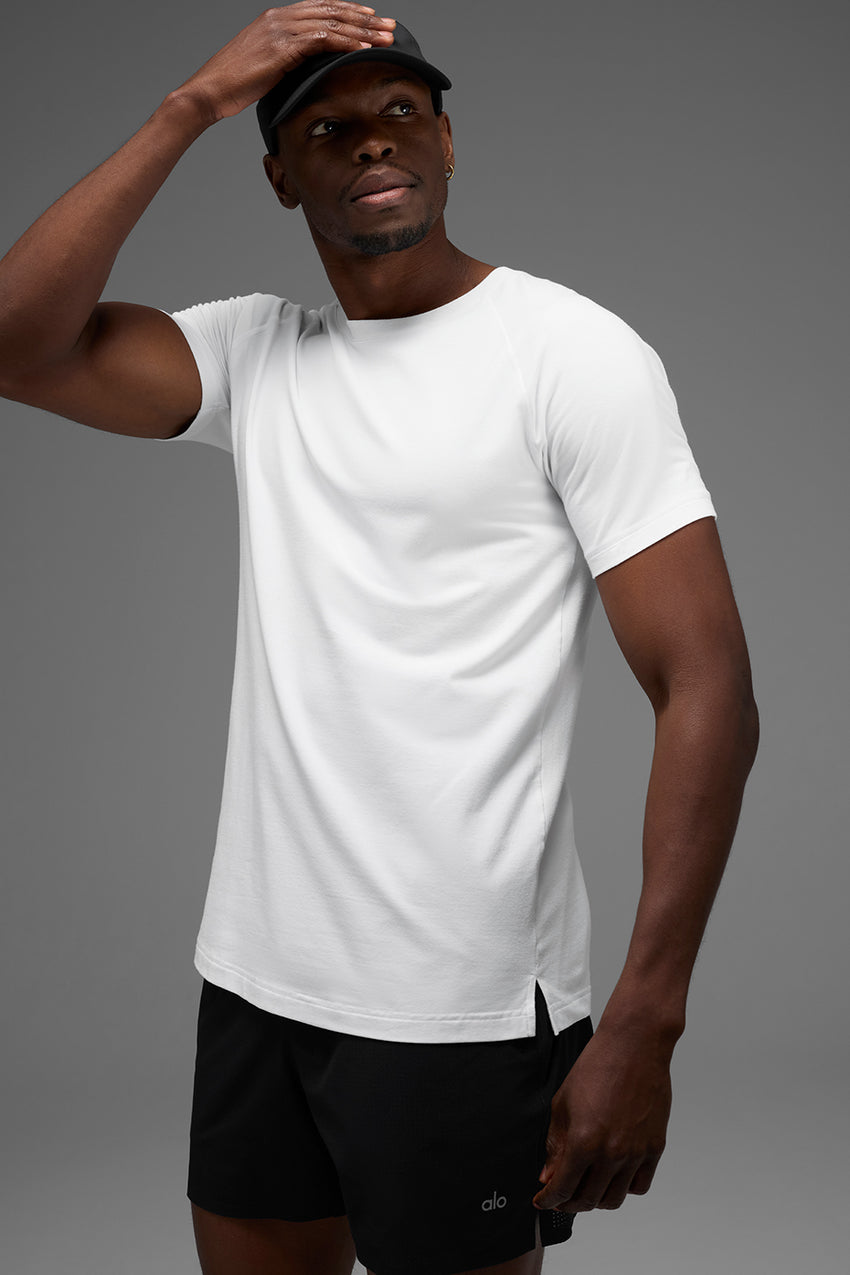 ALO Vapor Crewneck Short Sleeve - Black