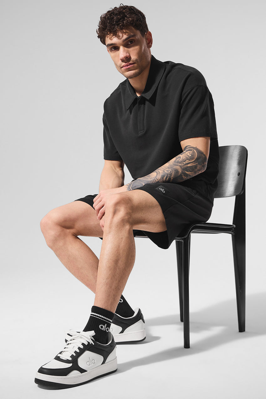 Double Take Short Sleeve Polo - Bone