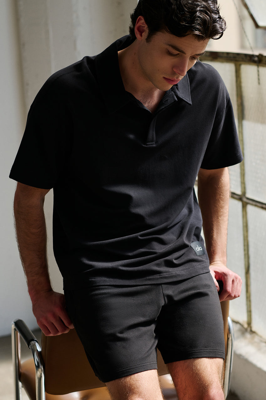 Double Take Short Sleeve Polo - Bone