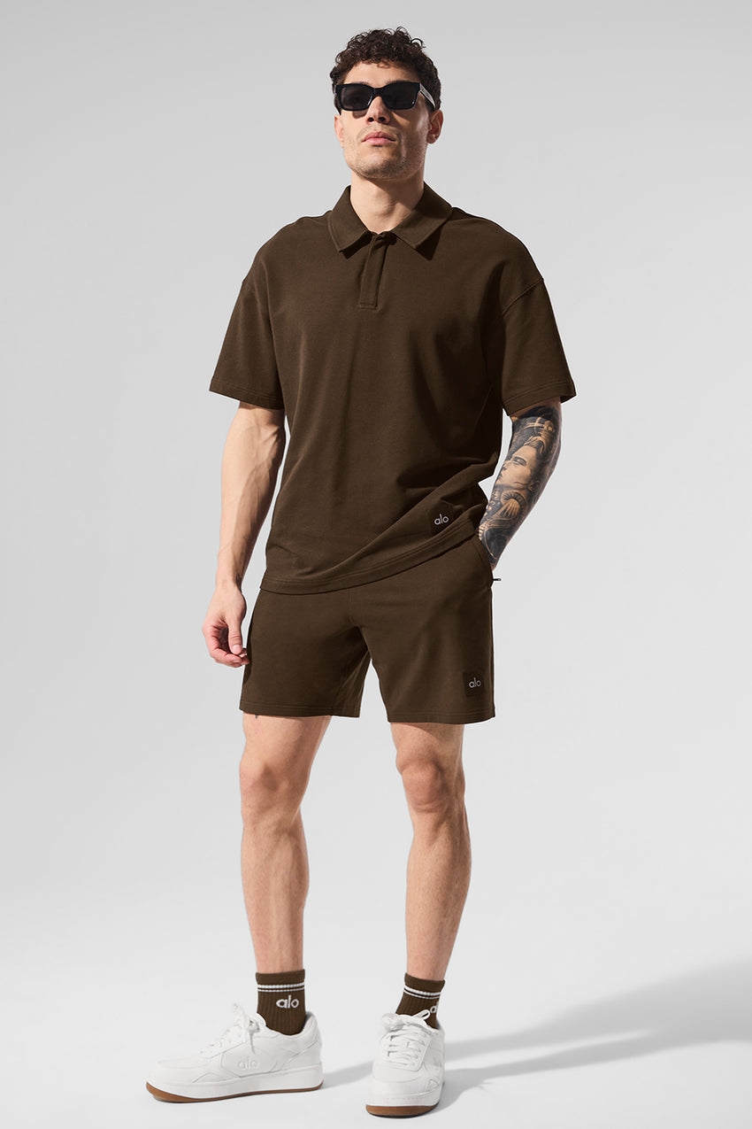 Double Take Short Sleeve Polo - Bone