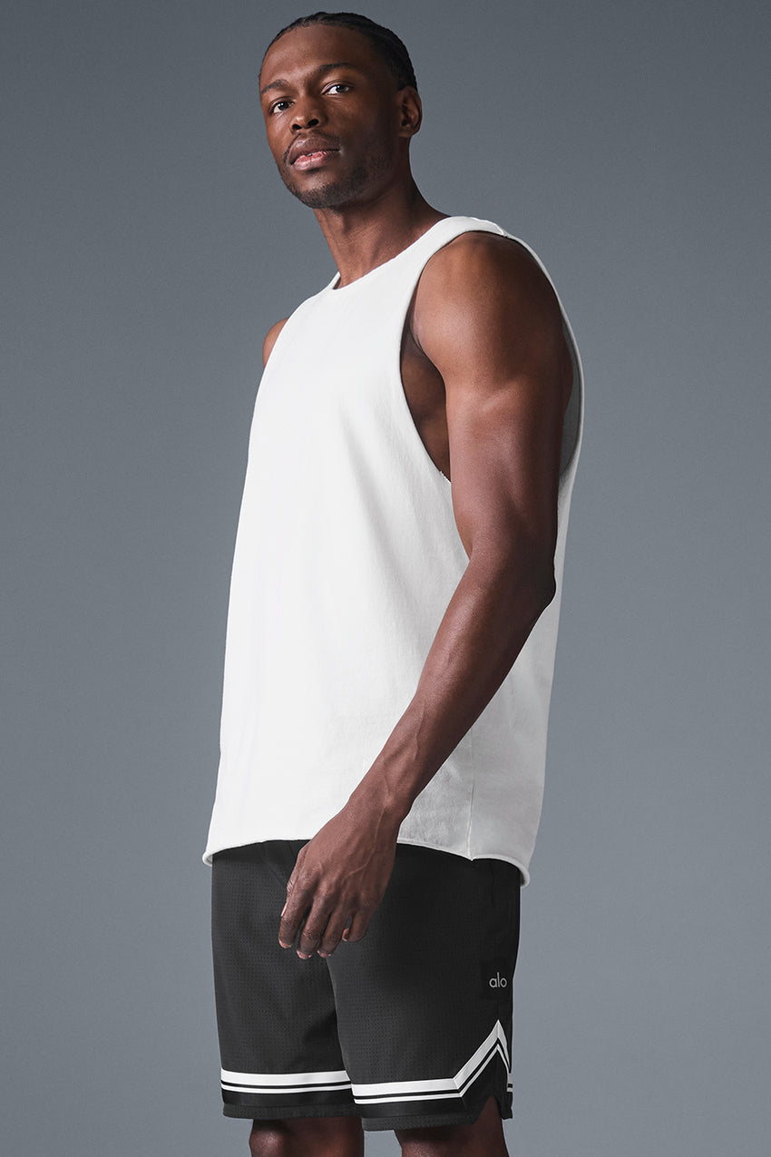 Society Raw Edge Tank - Black