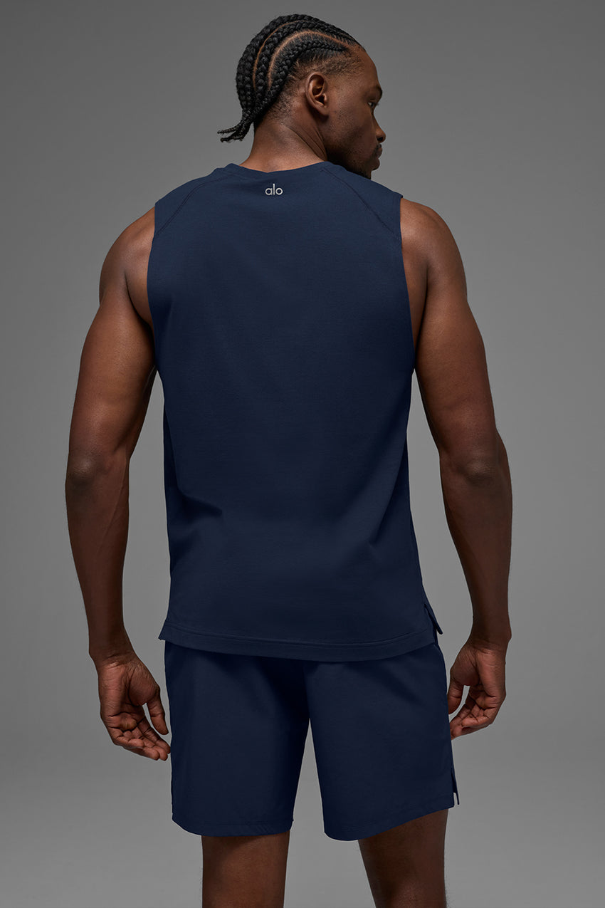 ALO Vapor Muscle Tank - Black