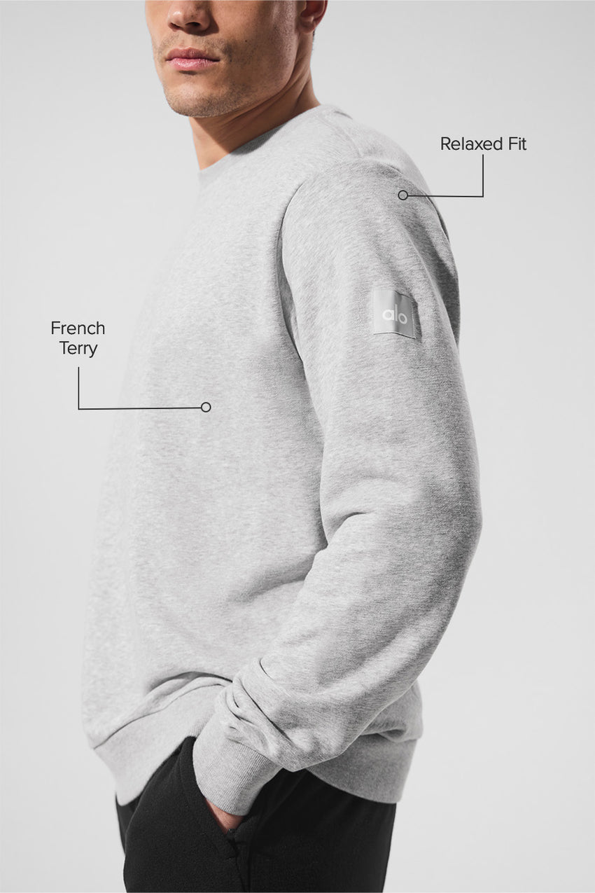Qualifier Crewneck - Athletic Heather Grey
