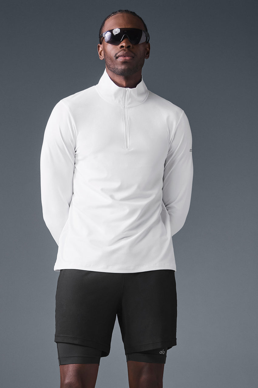 Conquer 1/4 Zip Reform Long Sleeve - Black