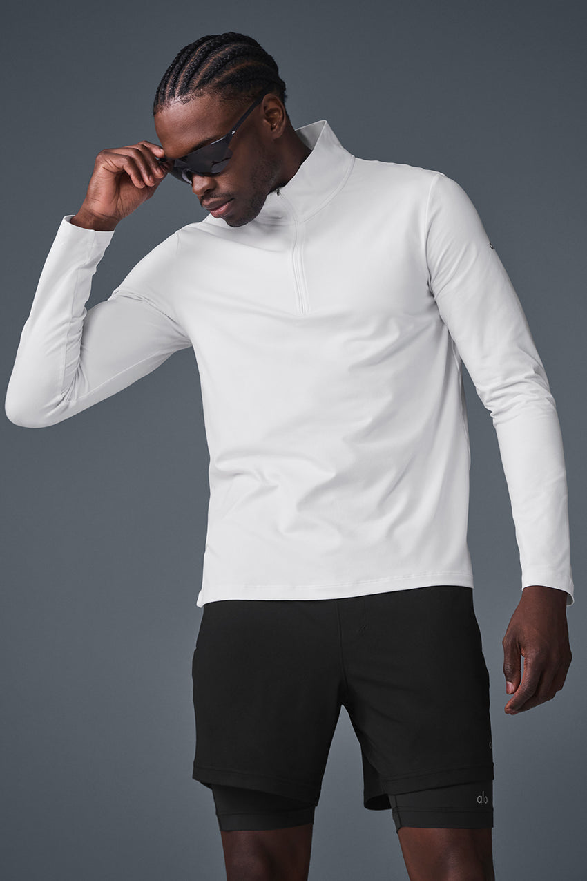Conquer 1/4 Zip Reform Long Sleeve - Black