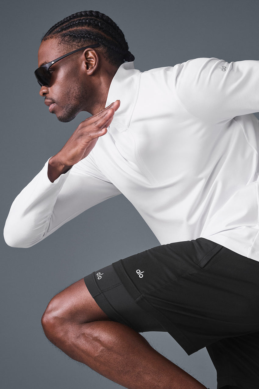 Conquer 1/4 Zip Reform Long Sleeve - Black