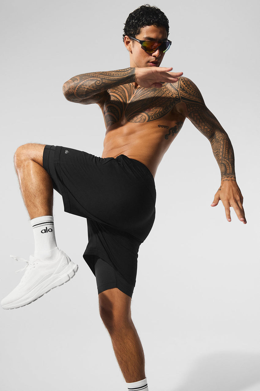 Conquer React 2-In-1 Performance Short - Anthracite/Black